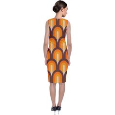 Step into the chic world of the 60s with our 60s Dress Style, showcasing the Mod Orange Dress—a vibrant nod to the iconic fashion of the era. This Velvet Dress exudes sophistication and elegance, adding a luxurious touch to your ensemble. The 60s Shift Dress design captures the essence of mod aesthetics, providing a sleek and timeless look. Embrace the spirit of the 60s with this Retro Dress, where geometric patterns in brown and orange add a touch of artistic flair to your style. Elevate your w 60s Inspired Dress, Style Velvet Dress, Dress 60s Style, 60s Inspired Fashion, 60s Shift Dress, 60s Fashion Dresses, Shift Dress Styles, 60s Style, Brown And Orange