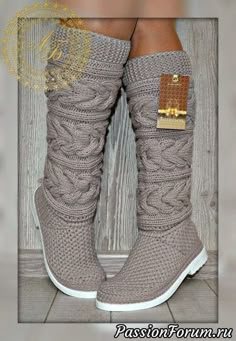 ----------Download Free Crochet Patterns froms://www.crochetic.com---------- Knitted Boots, Crochet Slipper Boots, شال كروشيه, Crochet Shoes Pattern, Barefoot Sandal, Crochet Boots, Knit Shoes, Slippers Pattern, Shoe Pattern