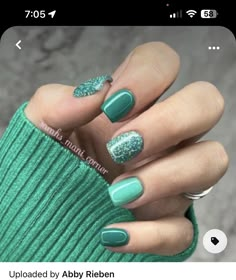 Nails 2023 Trends Solid Color, Blue Color Nail Ideas, Fancy Nails Designs Classy Sparkle, Spring Color Nails Dip, Nail Dipping Powder Designs Spring 2023, Easy Summer Gel Nail Designs, Spring Nails 2024 Trends Dip, Spring Nail Color 2024 Trends, Biab Nails Green