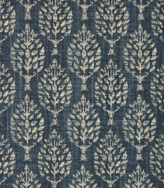 iLiv Kemble Fabric / Sapphire | Just Fabrics