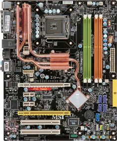 the motherboard is shown in this image