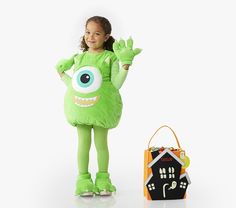 Whether trick-or-treating or attending a Halloween party, they're sure to earn plenty of smiles dressed as the lovable Mike. Mike Costume, Colorful Costume, Monsters Inc Mike, Mike From Monsters Inc, Robot Costumes, Disney With A Toddler, Disney And Pixar, Animal Costumes, Costume Collection