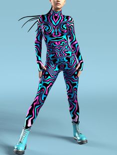 Jjba Clothes, Glow In The Dark Costume, Human Pose Reference, Alien Costumes, Costume Party Themes, Rock Costume, Halloween Group Costumes