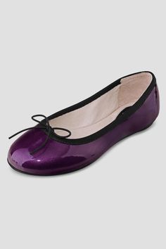 Our Girls Cressida Ballet Flats feature a classic design with a microfiber upper and high gloss finish that is super durable. Crafted for all day comfort, our Ballet Flats are the perfect shoe for on the go with its cushioned teardrop heel and elasticated drawstring allowing for a customisable fit. Our BLOCH Girls Ballet Flats come specially packaged in a drawer box; individually wrapped in tissue paper and kept in a breathable mesh ribbon bag. Features Durable microfiber upper Sparkly finish Al Ribbon Bag, Girls Ballet Flats, Purple Flats, Ballroom Dance Latin, Dance Sneakers, Girls Ballet, Dance Accessories, Hair Essentials, Mesh Ribbon