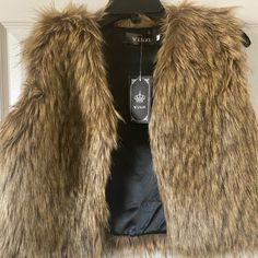 Size Large - Fits Like Medium Brand New With Tags Perfect Condition Faux Fur Vest, Faux Fur Vests, Fur Vest, Faux Fur, Jackets & Coats, Jackets For Women, Brand New, Tags, Women Shopping