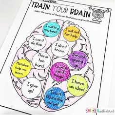 a printable brain activity for kids to learn the words in their speech and language