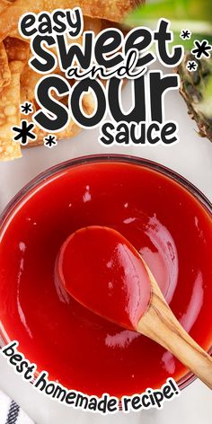 an image of homemade sweet and sour sauce