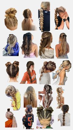 Cute Sporty Hairstyles, Soccer Hairstyles, Hairstyle Examples, Softball Hairstyles, Easy Hairstyles For Thick Hair, Hair Inspiration Long, Sport Hair, Beach Hairstyles For Long Hair