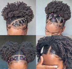 4c Natural Hairstyles Short, Cute Natural Hairstyles, Twisted Hair, Amazing Hairstyles, Hair Puff