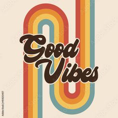 the logo for good vibes