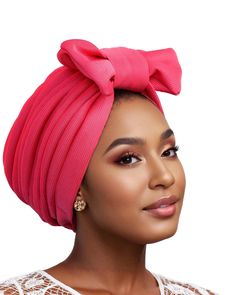 Unleash your style with the Bow-Knot Two Style Turban! This versatile headwear lets you rock two stunning looks in one. Remove the bow-knot for an instant style switch-up. Soft, comfortable, and oh-so-chic, it's the perfect accessory to elevate any outfit. Express your unique fashion sense and turn heads wherever you go. Get ready to slay with the Bow-Knot Two Style Turban! Turbans For Women, Women Turban, Scarf Turban, Hair Turban, Head Wear, Turban Headwrap, Bow Knot, Turbans, Head Wrap