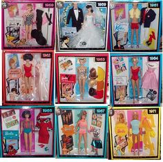 90s Barbie, Barbie Gifts, Barbie Basics, Barbie Paper Dolls, Barbie Room, Barbie Family, Barbie Wedding, Box Sets