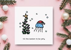 a card with an image of a jelly on it and the text, its the reason to be jellyy