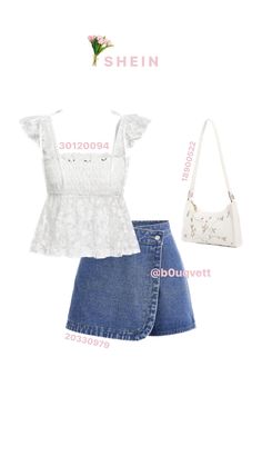 #shein #outfits #inspiration #aesthetic #spring #summer Shein Codes Summer, Shein Outfits Inspiration, Shein Outfits Aesthetic, Spring Shein Outfits, Shein Outfits Summer 2020, Summer Outfits Coquette, Shein Codes Outfits, Cute Shein Outfits