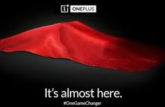 an advertisement for the oneplus company with a red cloth on it's side