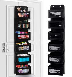 PRICES MAY VARY. Foldable Hanging Closet Organizer – Declutter and organize your space with the minimalist over the door organizer. The spacious pockets are a buddy for your tidying-up woes. Crafted Just for You - The over the door closet organizer is uniquely fabricated from clear PVC, and has detachable reinforcing base flaps, to optimize the organizers durability. Also complements and elegantly blends in seamlessly with your home décor. Versatility – The over the door storage can be mounted o Door Organizer Nursery, Over The Door Closet, Over The Door Storage, Over The Door Organizer, Organizer For Closet, Hanging Closet Organizer, Teen Boy Bedroom, Hanging Closet, Space Efficient