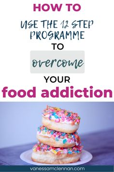 The 12 step programme is used to treat alcohol addiction. You can also use it for food addiction. Food addiction is real. Although not recognised in the DSM5. People get addicted to sugar easily. This post tells you have you can use the 12 steps to gain awareness of your food addiction #foodaddiction #addiction #addict #foodaddict Food Addicts Anonymous, 2024 Health, Eating Too Much, Healthy Inspiration, Bariatric Eating, Healthy Lifestyle Quotes