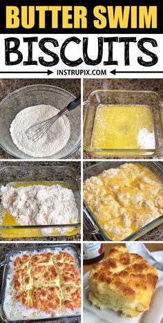 the steps to make butter swim biscuits