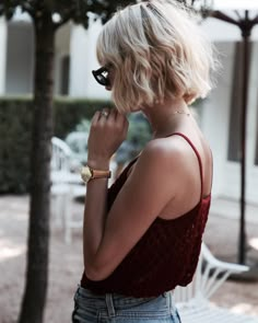 Bob Hairs, Short Haircut Styles, Medium Long Hair, Mom Hairstyles, Bob Hair, Short Hair Color, Blonde Bobs, Short Blonde Hair