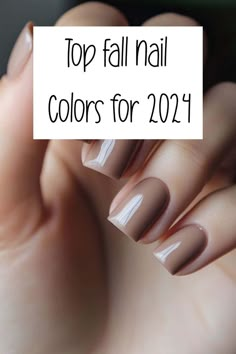 French Tips Fall Colors, Brown Nails Colors, Fall Neutral Gel Nails, Crème Colored Nails, Nail Color For Brown Dress, November Brown Nails, Fall Fingernail Polish Colors, Fall Nail Ideas Short Nails, Ombre Nails Inspiration