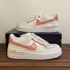 Brand New Nike Air Force 1 Shadow Size Women 11 Style Code:Dz1847-001 Color: Phantom/Red Stardust/Pink Oxford/White This Color Is Sold Out Online ******** Please Take A Close Look Of All Pics And Video, You Will Get The Exact Pair Of Shoes Displayed In Pics. All Sales Are Final And I Don’t Accept Return! Thank You! Fendi Shoes Men, Nike Air Vapormax Women, Navy Blue Wedges, Nike Air Force 1 Shadow, Air Force 1 Shadow, New Nike Air Force, Top Sneakers Women, Womens Training Shoes, Nike Air Max For Women