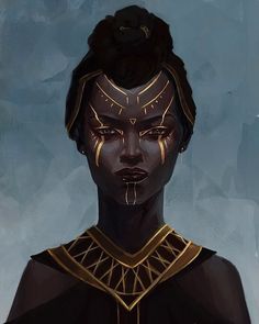 Salzia Secorum Afro Tattoo, High Priestess, Arte Inspo, Art Et Illustration, Afro Art, Arte Fantasy, Art And Illustration