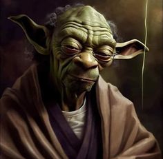 an image of yoda from star wars