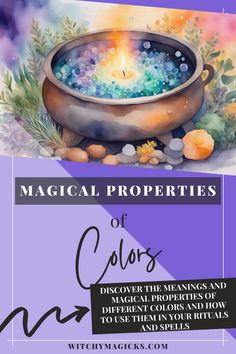 Enhance your witchcraft with color magic! Discover the meanings and magical properties of different colors and how to use them in your rituals and spells. This guide provides practical tips for incorporating color into your craft. Click now to enhance your magical practice with color! #ColorMagic #Witchcraft #MagicSpells #ColorfulMagic #WitchyTips Color Magic Witchcraft, Jar Spells, Color Symbolism, Truth And Justice, Protection Spells, Money Spells, Color Magic, Herbal Magic