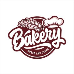 bakery logo with bread and cakes