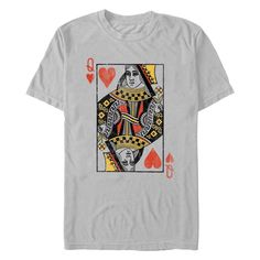 The Lost Gods Queen of Hearts Men's Graphic T-Shirt always has a winning hand! A distressed print of the Queen of Hearts turns this awesome men's white tee into a wearable playing card that is perfect for Poker night or a game night with friends! Dress to win with this vintage Las Vegas-inspired Queen of Hearts design that will have you winning hearts and looking like royalty all day long! Ashley Kutcher, Gods Heart, White Tee Men, Queen Card, Friends Dress, Hearts Playing Cards, The Queen Of Hearts, Night With Friends, Poker Night