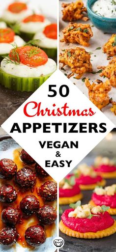 christmas appetizers vegan and easy