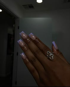 Girl Hygiene, Acrylic Nail Designs Coffin, Classy Acrylic, Junk Nails, Girly Acrylic, Basic Nails