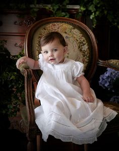 Laura Cantrell Photography, Mobile, AL Beautiful Dress--gorgeous child! French Baby Clothes, Heirloom Portraits, Baby Heirloom, Photography Mobile, Dress For Baby Girl, Dress Photoshoot, French Baby, Dress For Baby