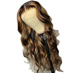 Glueless Brown Mixed Blonde Highlights Loose Wave Long Wig Features: General Tips for Hairstyles: 1. Please put the wig on a wig stand to maintain its shape before you wear it. 2. You can cut or trim to the styles you like. 3. Don't try to get every hair perfectly in place. This can make your wig look "Unnatural". 4. Use wig brushes, combs and other styling accessories. They make styling easier. 5.This item is easy to wash and care just using a little mild shampoo in cold water. 6.Use the shampo Highlights Curly, Blonde Wigs, Dance Parties, Loose Waves Hair, Skin Colors, Wavy Wig, Wig Stand, Colored Wigs, Brown Highlights