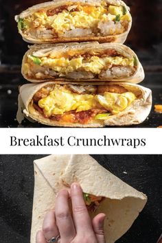 breakfast crunchwraps are the perfect way to start your day