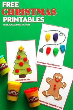 christmas printables for kids to make and decorate with the help of their own hands