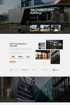 Emporium: Architecture & Interior Full Site Template Kit Residential Website Design, Home Renovation Website Design, Modern Website Design Creative, Web Site Design Creative, Luxury Web Design, Architecture Websites, 블로그 디자인, Design Sites