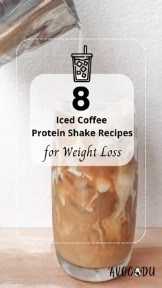 Coffee Protein Shake Recipes, Protein Shake Recipe, Iced Coffee Protein Shake Recipe, Iced Coffee Protein Shake, Coffee Protein Shake, Coffee Shake, Protein Coffee