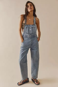 Levis Overalls, Free People Overalls, Vintage Overalls, Overalls Outfit, Indie Fashion, Denim Overalls, Vintage Levis, Boho Clothing, New Wardrobe