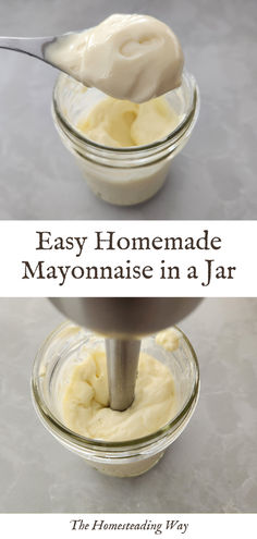 Quick & Easy Homemade Mayonnaise in a Jar Recipe Small Batch Mayonnaise Recipe, Small Batch Mayonnaise, Make Your Own Mayo, How To Make Homemade Mayo, How Do You Make Mayonnaise, Easy Homemade Mayonaise, Best Homemade Mayonnaise Recipe, Quick Mayonnaise Recipe, Homade Mayo