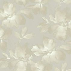 Midnight Blooms Wallpaper Candice Olson Wallpaper, Candice Olson, Monochromatic Color Scheme, 캐릭터 드로잉, A Wallpaper, Flower Background Wallpaper, Watercolor Wallpaper, Flower Backgrounds, Wallpaper Samples