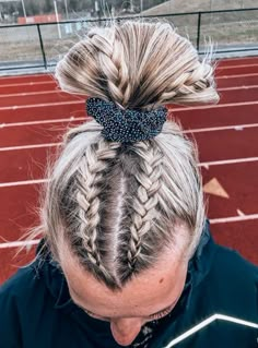 Gymnastics Hair, Cheer Hair, Sport Hair, Hair Growth Shampoo, Game Day Hair, Peinados Fáciles Para Cabello Corto, Sports Hairstyles, Hair Stylies