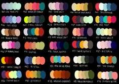 an image of color chart with different colors