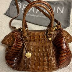 Gorgeous Brahmin Purse That I’m Selling For My Mom. This Bag Is Immaculate And Comes With Original Dust Bag. Smoke And Pet Free Home. Approx Measurements: 7.5”H X 11.5”L Brahmin Purses, Brahmin Bags, For My Mom, My Mom, New Color, Shoulder Bags, Dust Bag, Bag Lady, Like New