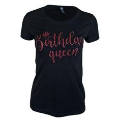 MISS POPULAR Birthday Tank Top for Women with Chest Print| Glitter Birthday Girl, Queen, Squad, Its My Birthday | Sizes S-3XL Size: 2XL.  Color: Black.  Gender: female.  Age Group: adult. Rose Gold Clothes, Birthday Tanks, Unicorn And Glitter, Glitter Birthday, Tank Top For Women, Top For Women, T Shirt For Women, Its My Birthday, Soft Girl