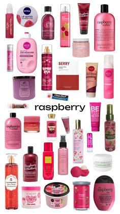 #raspberryskincare #raspberrygirl #raspberry #berryskincare #preppy #preppyskincare Glow Up Physically, Shower Body Care, Women Hygiene, Fruity Scents, Smell Nice, Body Hygiene, Bath And Body Works Perfume