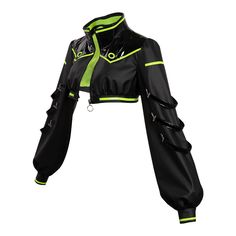 Fitted Black Futuristic Cosplay Costume, Fitted Futuristic Black Cosplay Costume, Futuristic Black Cosplay Costume For Costume Party, Futuristic Black Halloween Costume, Futuristic Cosplay Costume For Halloween, Futuristic Halloween Cosplay Costume, Green Fitted Cosplay Costume, Futuristic Cosplay Costume For Events, Fitted Green Cosplay Costume