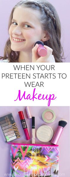 When Your Preteen Starts to Wear Makeup- This post has awesome makeup tips for… Preteen Makeup, Teenager Style, Teen Makeup, Blue Smokey Eye, Preteen Clothing, Awesome Makeup, Makeup For Teens, School Makeup, Kids Makeup