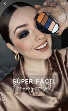 Makeup Ojos, Blue Tuxedo, Day Makeup Looks, High Fashion Makeup, My Shadow, How To Do Makeup