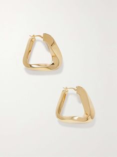 Shop BOTTEGA VENETA Gold-plated sterling silver earrings, Explore the latest BOTTEGA VENETA women's collection today on NET A PORTER Bottega Veneta Jewelry, Gold Plated Sterling Silver, Net A Porter, Bottega Veneta, Women Collection, Jewellery And Watches, Sterling Silver Earrings, Dream Closet, Diva